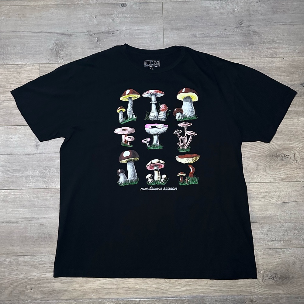 LCM Black Mushroom Season Shirt